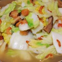 459. 開洋白菜Stewed Napa Cabbage with Dried Shrimps · 