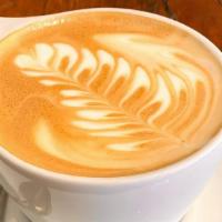 Cappuccino · Espresso with organic steamed milk (8 oz).