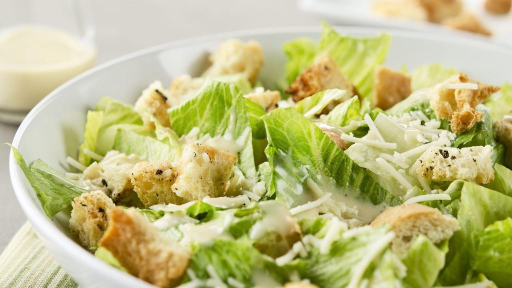 Hearts of Romaine Caesar Salad · Garlic Croutons / Parmesan Cheese
(Optional Upgrade Salmon/Chicken/Grilled Shrimp)