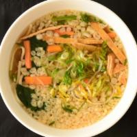 Vegetable Udon · Udon soup with assorted vegetables