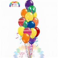 Colorful Balloon Bouquet · 
