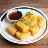 Fried Tofu · Vegetarian. Soft tofu fried. Served with veggie dipping sauce.