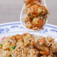 Fried Rice w/Crayfish Tail Meat小龙虾炒饭 · 