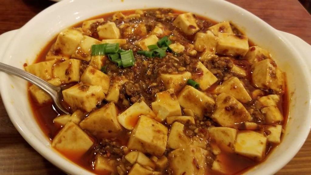 麻婆臭 Mapo Stinky Tofu · With minced pork. Mapo style stinky tofu is not fried, soft tofu in spicy red sauce. More stinky than fried.