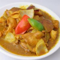 H4.  嶺南咖喱鳮/咖喱牛 Curry Chicken or Beef  · 