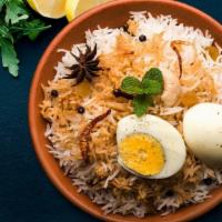 Vijayawada Guddu (Egg) Biryani · Vijayawada Egg Biryani is a flavorful and delicious Indian rice preparation where rice is co...