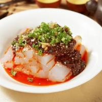 9. Bean Jelly in Chili Sauce 川味凉粉 · Vegetarian and Spicy.