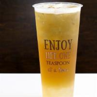 White Crystal · White grape infused oolong tea with crystal boba.