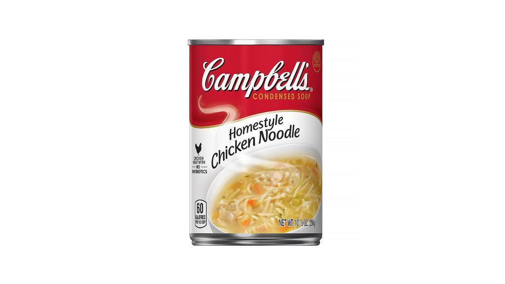 Campbell'S Soup - Chicken Noodle 10.5Oz · There's a reason Campbell's Chicken Noodle Soup is a classic. We put the utmost care into crafting our timeless soup.