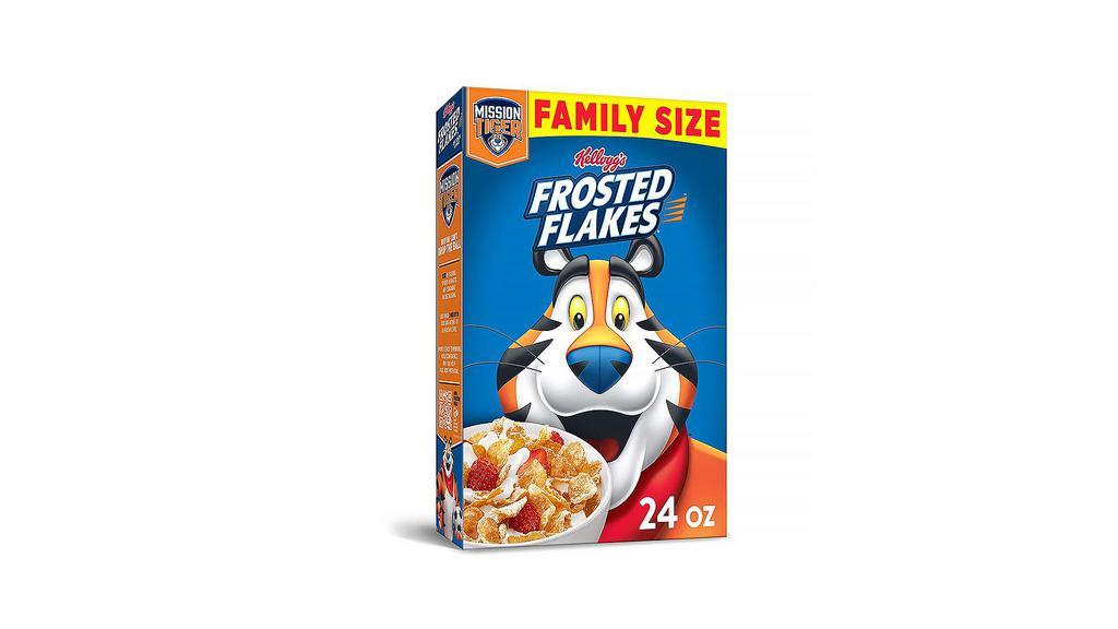 Kellogg'S Frosted Flakes 13.5Oz · Irresistibly crisp and delicious; Enjoy the satisfying crunch of golden corn flakes with a sparkle of sweet frosting