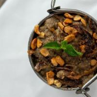 Haleem  · pista house famous haleem. Popular Middle Eastern Delicacy, Goat Meat, Broken Wheat, Ghee, R...