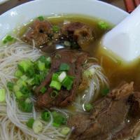 Stewed Beef Vermicelli Noodle Soup(牛腩米粉) · 