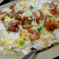 Scrambled Egg Beef Rice(滑蛋牛肉饭) · 