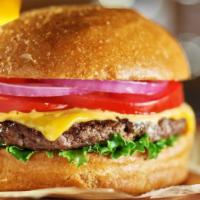 5G Burger · A 1/2 pound of niman ranch beef served with mayo, lettuce, tomato, and onions.