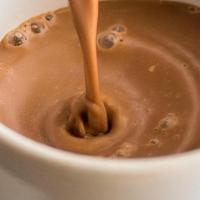 Hot Chocolate · A hot drink made with milk and chocolate syrup or powdered chocolate