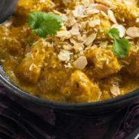 Lamb Korma · Nuts, gluten free. Lamb chunks cooked with blend of spices, brown onion, cream and cashew sa...
