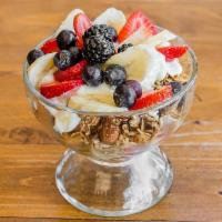Granola Bowl · Fresh fruit with granola and yogurts