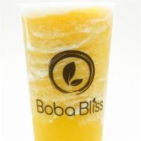 Mango Cloud (Blended drink) · Simply refreshing and creamy blended fresh mango smoothie and swirl with cream made in-house