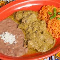 Pipian · Pork in green mole has a wonderfully tangy and nutty flavor with a balanced spiciness. A tra...
