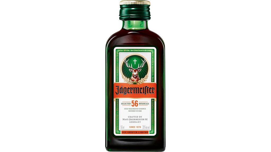 Jagermeister (50 Ml) · Every German masterpiece contains equal parts precision and inspiration. Bold, yet balanced, our herbal liqueur is no different. Blending 56 botanicals, our ice-cold shot has always been embraced by those who take originality to the next level.