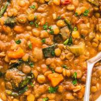 Mixed Lentils Soup · Mixed yellow lentils with homemade spices.
