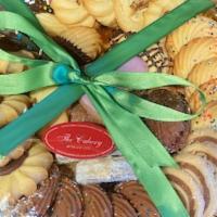 Medium Cookie Tray · An assortment of our most popular cookies (cherry cookies, thumbprints, vanilla and chocolat...