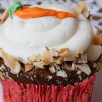 Carrot Cupcake · Our carrot cupcake is a cinnamon-y version of our full-sized cake. Our moist carrot and waln...