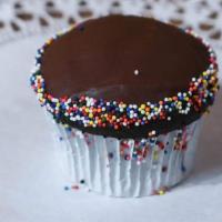 Chocolate Cupcake · Our chocolate cupcake is simple but delicious! It is a moist chocolate cake topped with fudg...