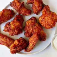 5-Piece Buffalo Wings · 5 pieces. Comes with side of ranch.