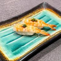Ebi Nigiri · Cooked Shrimp (2 Pieces)