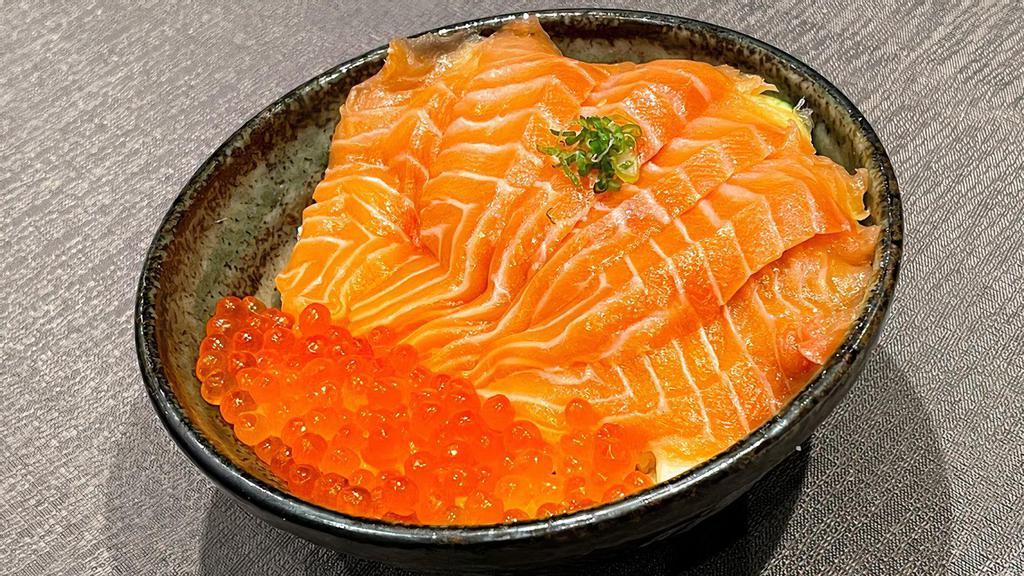 Sake Oyako Don · Salmon and Ikura over Rice