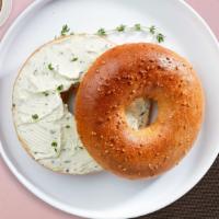 Light Cream Cheese Bagel · Your choice of bagel  with plain light cream cheese.