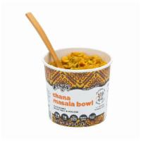 Chana Masala Grain Bowl · INGREDIENTS: White Rice, Chickpeas, Hulled Hemp Seed, Coconut Milk Powder (Dehydrated Coconu...