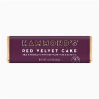 Red Velvet Cake Milk Chocolate · Craving freshly baked cake? Indulge with this decadent Belgian chocolate candy bar filled wi...