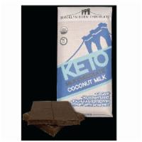 Coconut Milk - Keto Dark Chocolate Bar · Ingredients: organic cacao butter, organic coconut powder, organic tapioca fiber, organic ca...