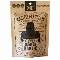 Garlic Beef Jerky · Ingredients: beef, red wine vinegar, salt, ground coriander, black garlic, rosemary, pepper,...