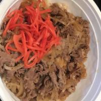 Gyudon (Beef) · Angus Sliced Beef over steamed rice