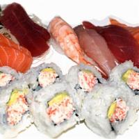 Maneki Comb · 4pcs sashimi, 4pcs sushi & California