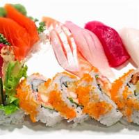 John's Choice · 4pcs Sashimi, 4pcs Sushi & Your choice of roll (Choice of roll under $12.95)