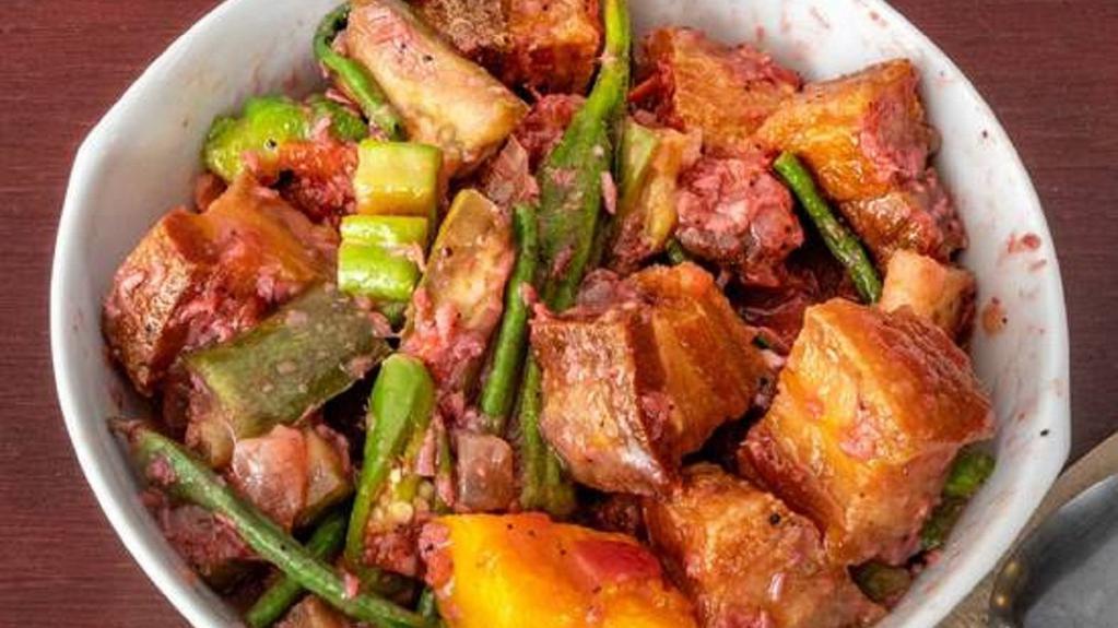 Pinakbet Tagalog · Pork with vegetables in shrimp paste sauce