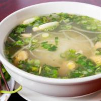 #28. Pho Ga · Chicken noodle soup (rice noodle).