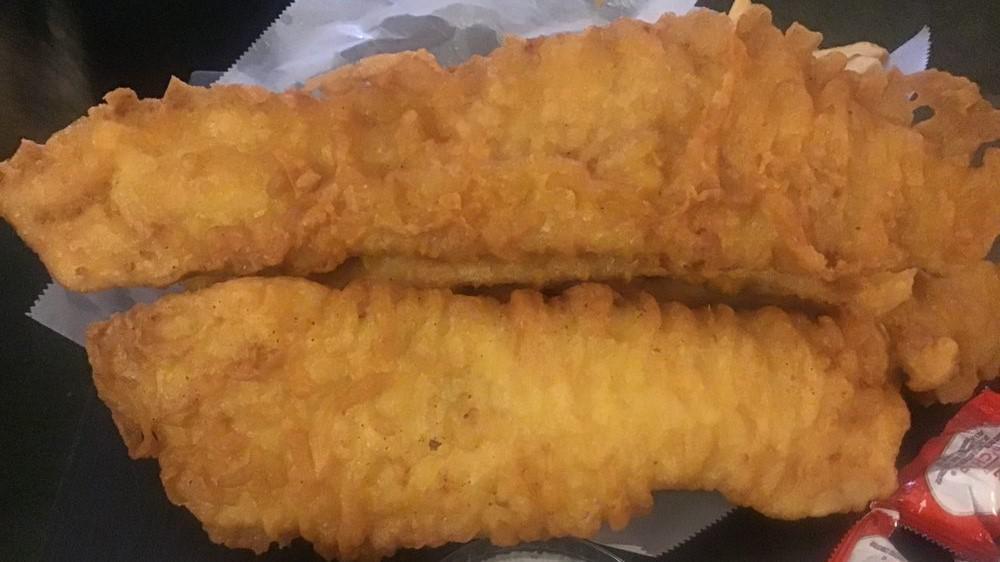 6 Fish Filets & 1 Large Fries · 