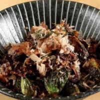 Crispy Brussels Sprouts · Japanese Mustard, Bonito