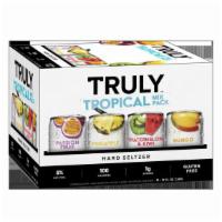 Truly Hard Seltzer Tropical Variety Pack (12 Oz X 12 Ct) · Truly Hard Seltzer Tropical Mix Pack has four island-inspired flavors perfect for soaking up...