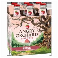 Angry Orchard Rose Bottle (12 oz x 6 ct) · Angry Orchard Rose hard cider is full of flavor, made with rare, red flesh apples from Franc...