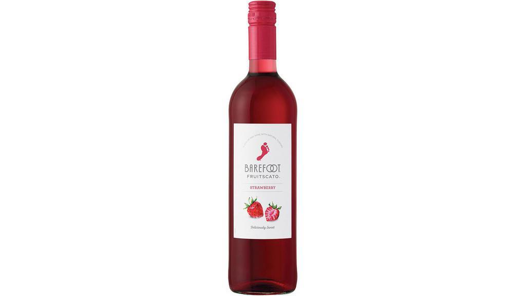 Barefoot Fruitscato Strawberry (750 Ml) · Barefoot Strawberry FRUITSCATO is a blend of our deliciously sweet Moscato with natural flavors of juicy, sun-kissed strawberries.