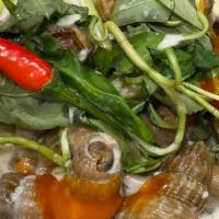 Snails w/ Coconut Sauce - Oc Len Xao Dua · 