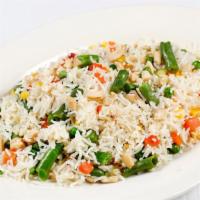 Rice Pulau · Vegetarian. Rice sauteed with mixed vegetables.