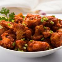 Cauliflower Manchurian · Delectable, Deep-fried cauliflower made Indo-Chinese style in our house special sauce.