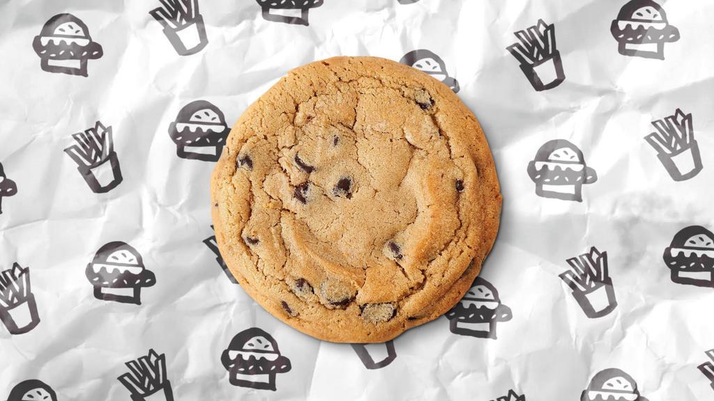 Classic Chocolate Chip Cookie · Three freshly baked 1.4 oz homestyle chocolate chip cookies